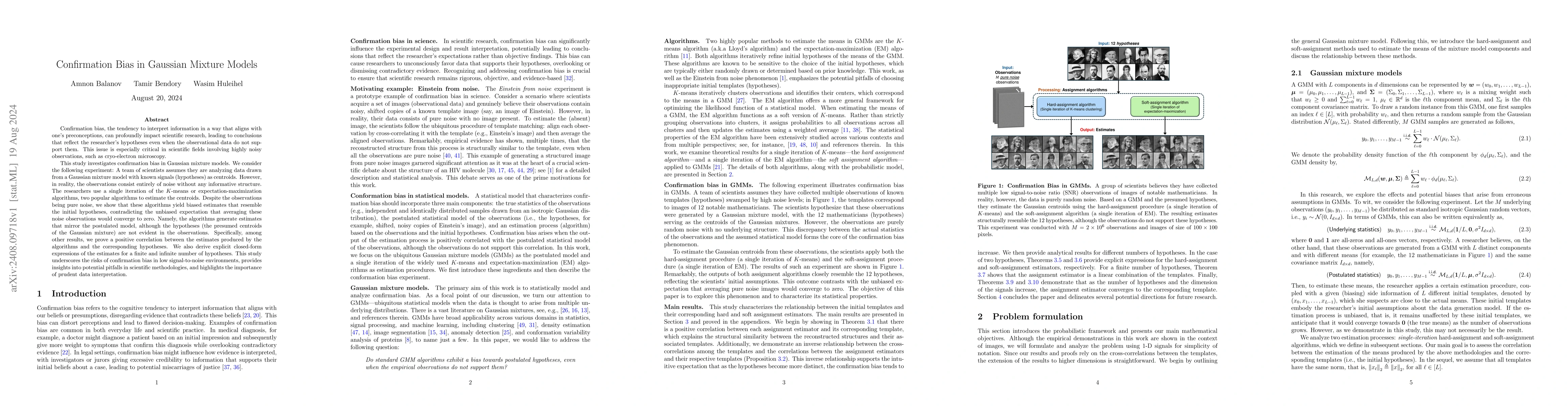 Thumbnail for Confirmation Bias in Gaussian Mixture Models