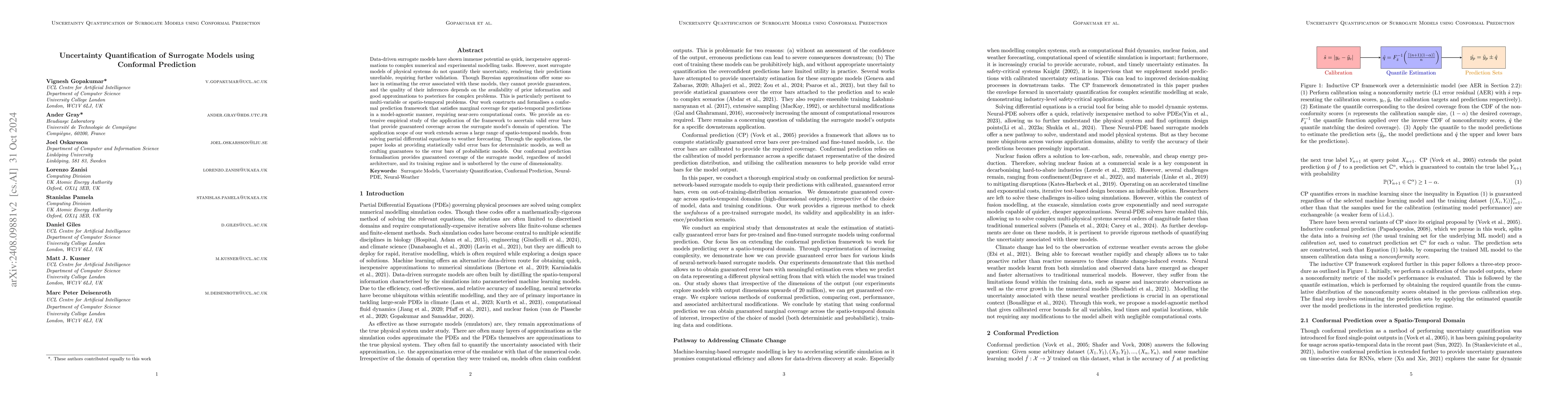 Thumbnail for Uncertainty Quantification of Pre-Trained and Fine-Tuned Surrogate
  Models using Conformal Prediction