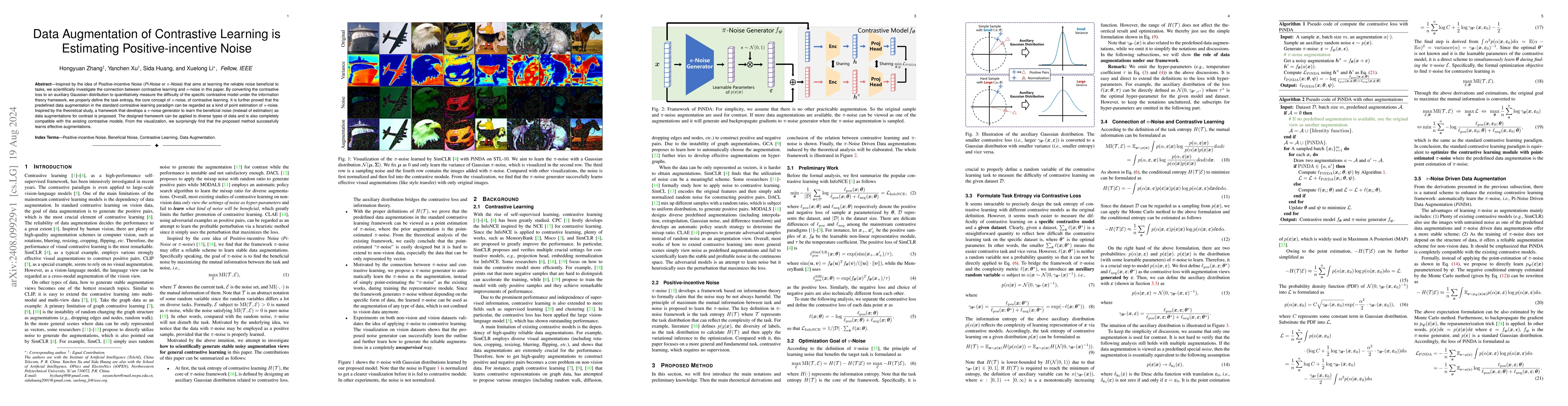 Thumbnail for Data Augmentation of Contrastive Learning is Estimating
  Positive-incentive Noise