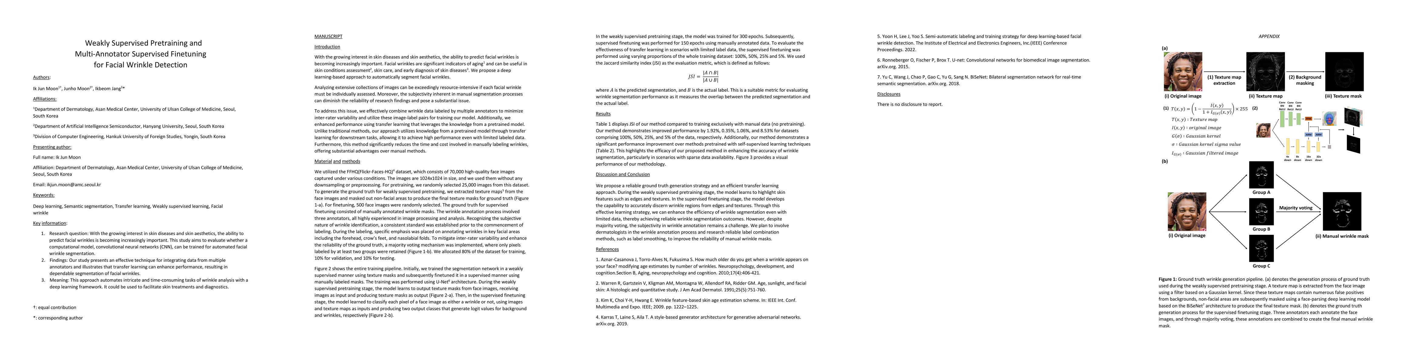 Thumbnail for Weakly Supervised Pretraining and Multi-Annotator Supervised Finetuning
  for Facial Wrinkle Detection