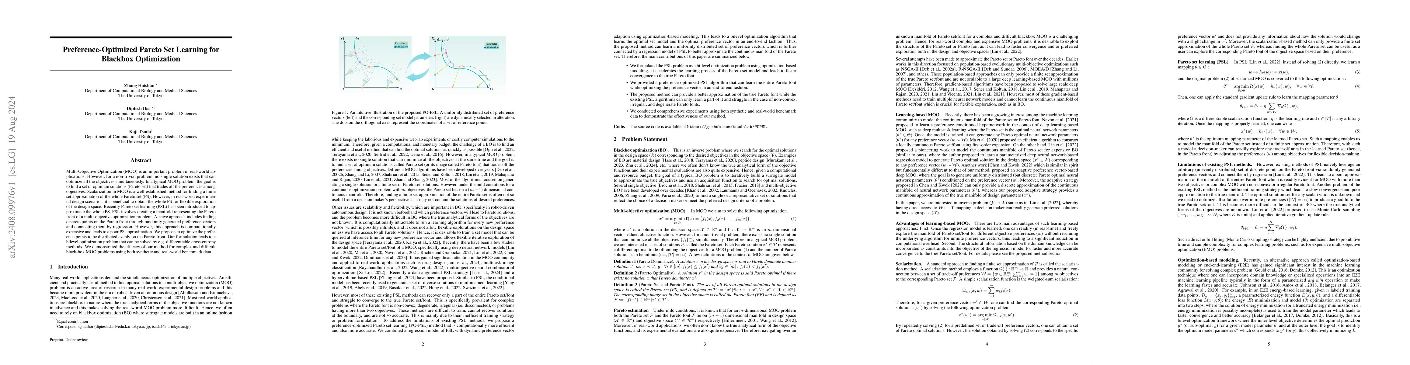 Thumbnail for Preference-Optimized Pareto Set Learning for Blackbox Optimization