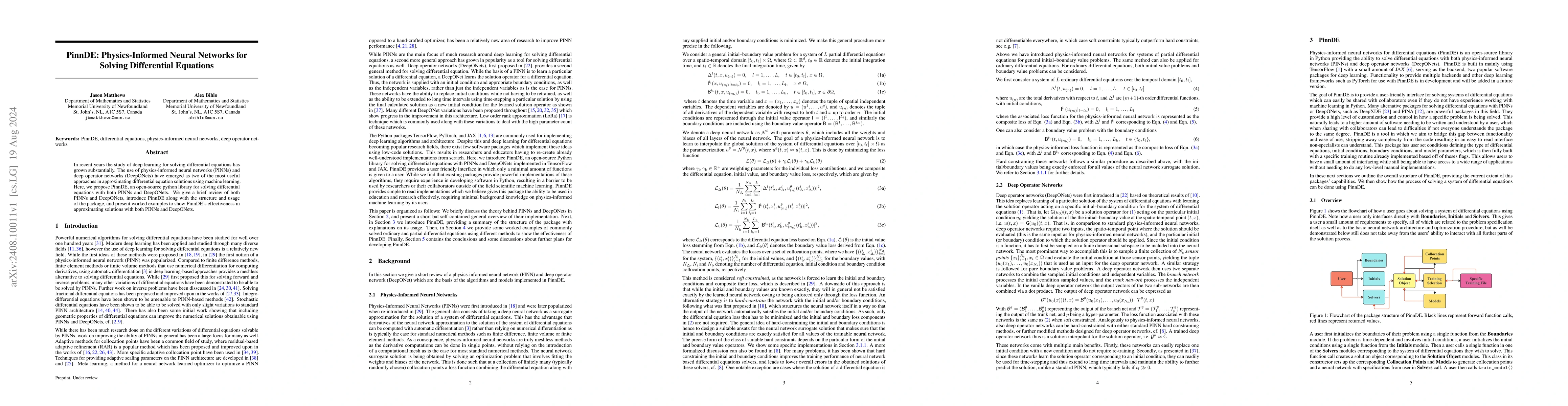Thumbnail for PinnDE: Physics-Informed Neural Networks for Solving Differential
  Equations
