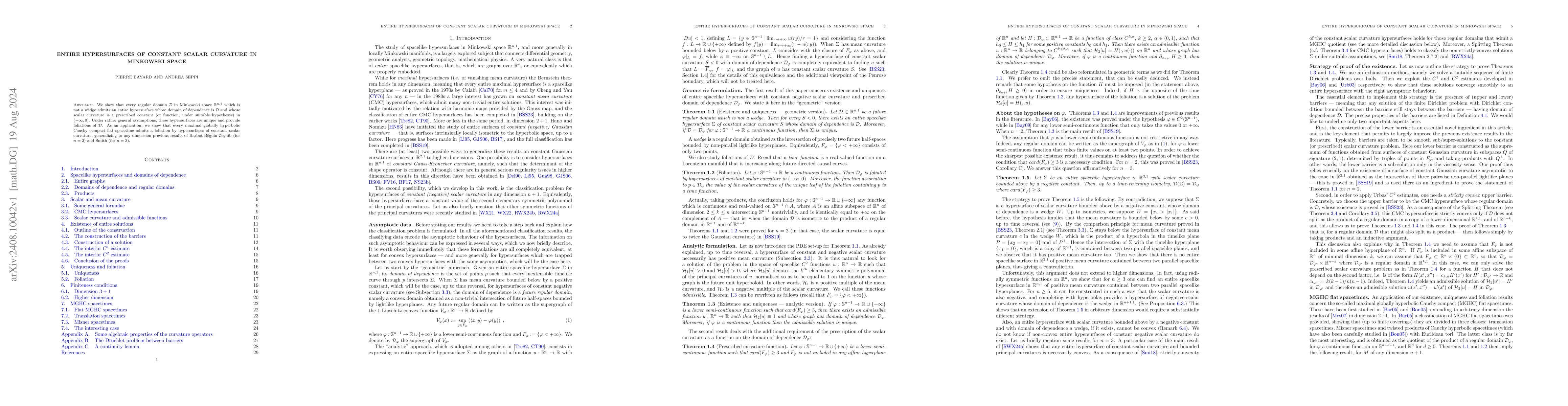 Thumbnail for Entire hypersurfaces of constant scalar curvature in Minkowski space