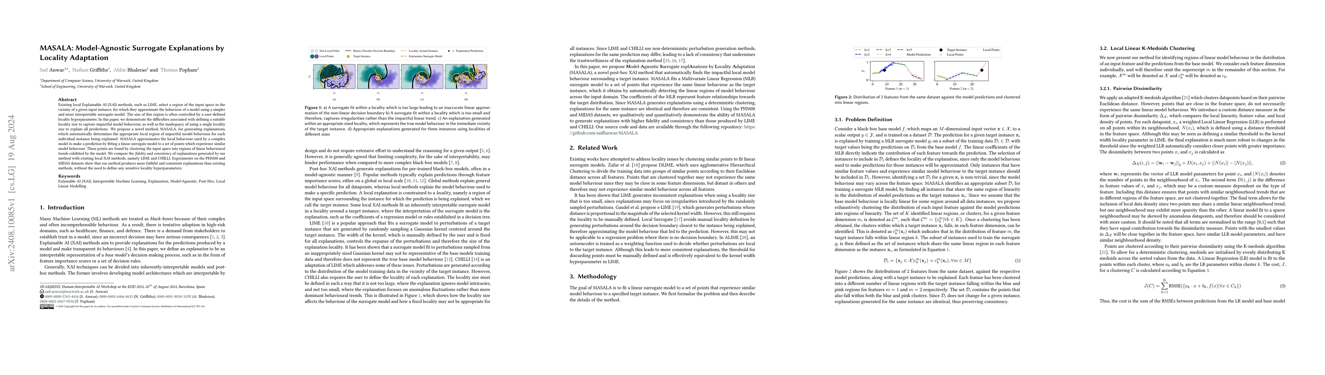 Thumbnail for MASALA: Model-Agnostic Surrogate Explanations by Locality Adaptation