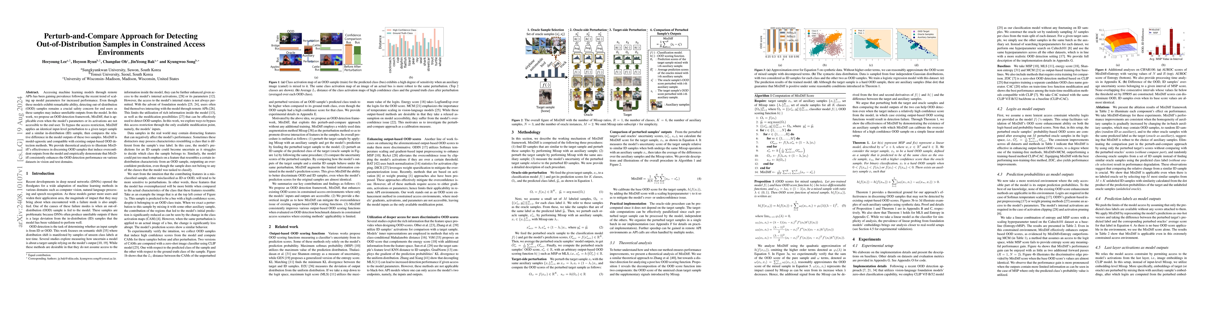 Thumbnail for Perturb-and-Compare Approach for Detecting Out-of-Distribution Samples
  in Constrained Access Environments