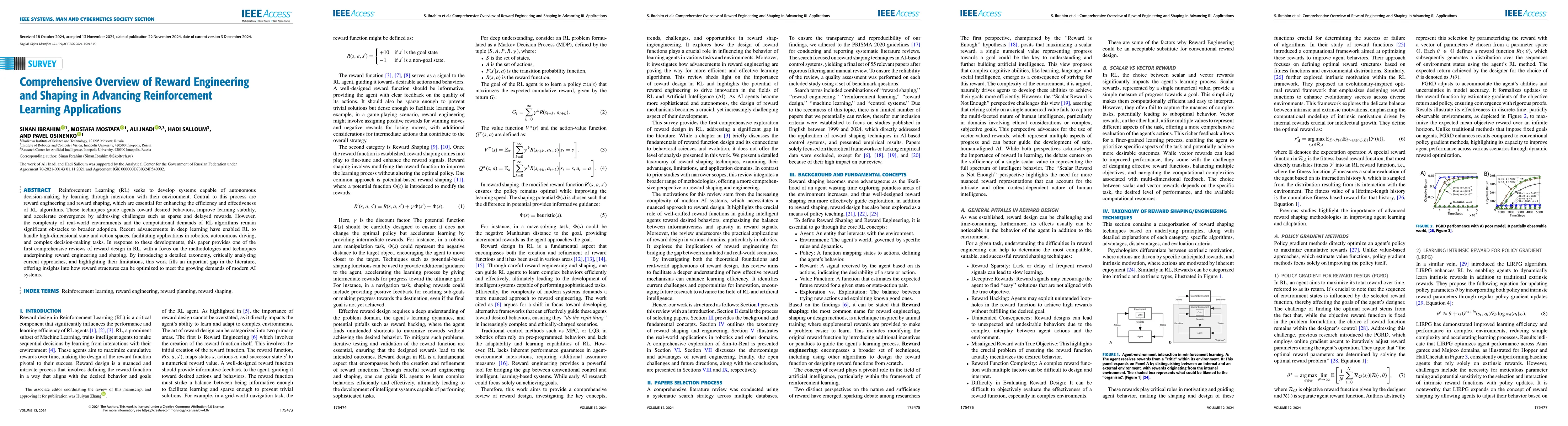 Thumbnail for Comprehensive Overview of Reward Engineering and Shaping in Advancing
  Reinforcement Learning Applications