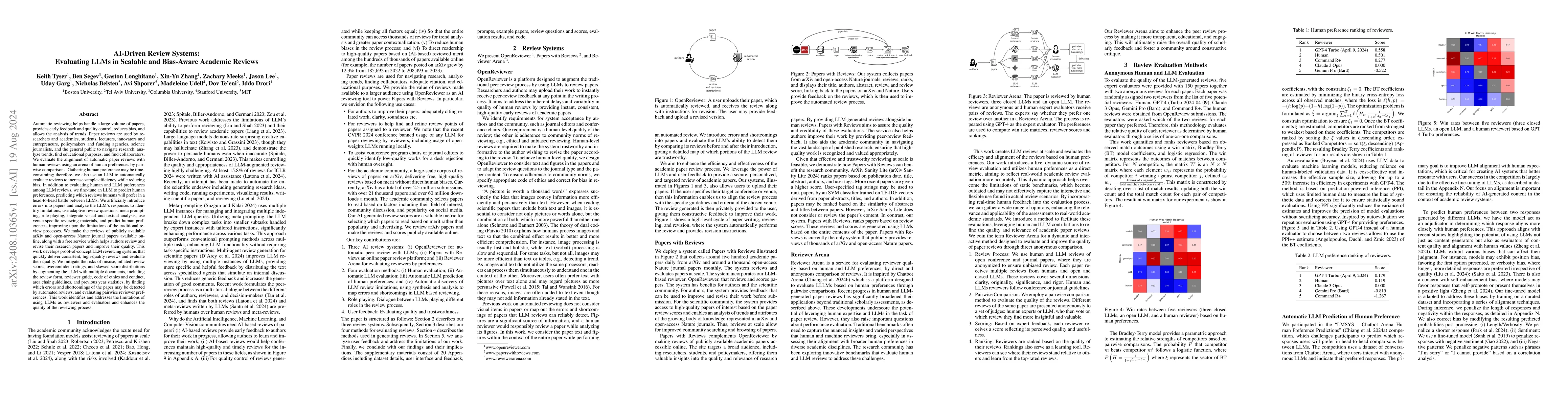 Thumbnail for AI-Driven Review Systems: Evaluating LLMs in Scalable and Bias-Aware
  Academic Reviews