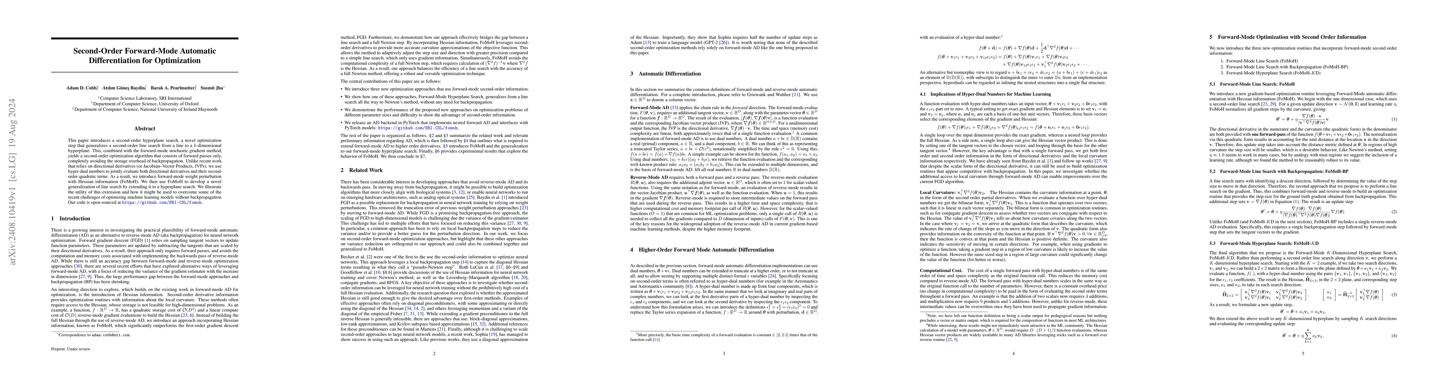 Thumbnail for Second-Order Forward-Mode Automatic Differentiation for Optimization