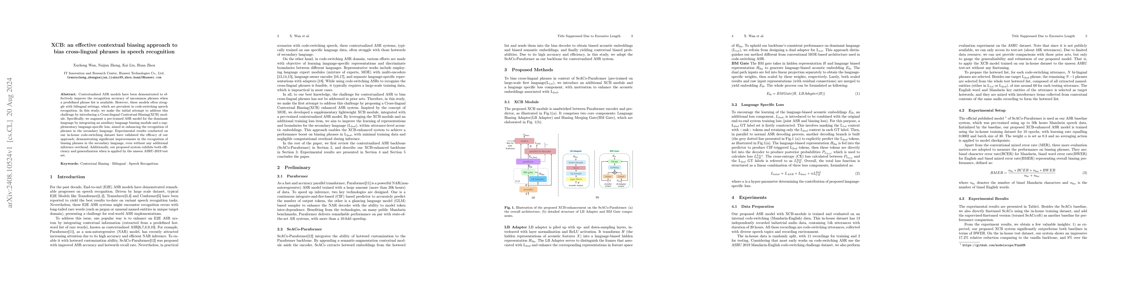 Thumbnail for XCB: an effective contextual biasing approach to bias cross-lingual
  phrases in speech recognition