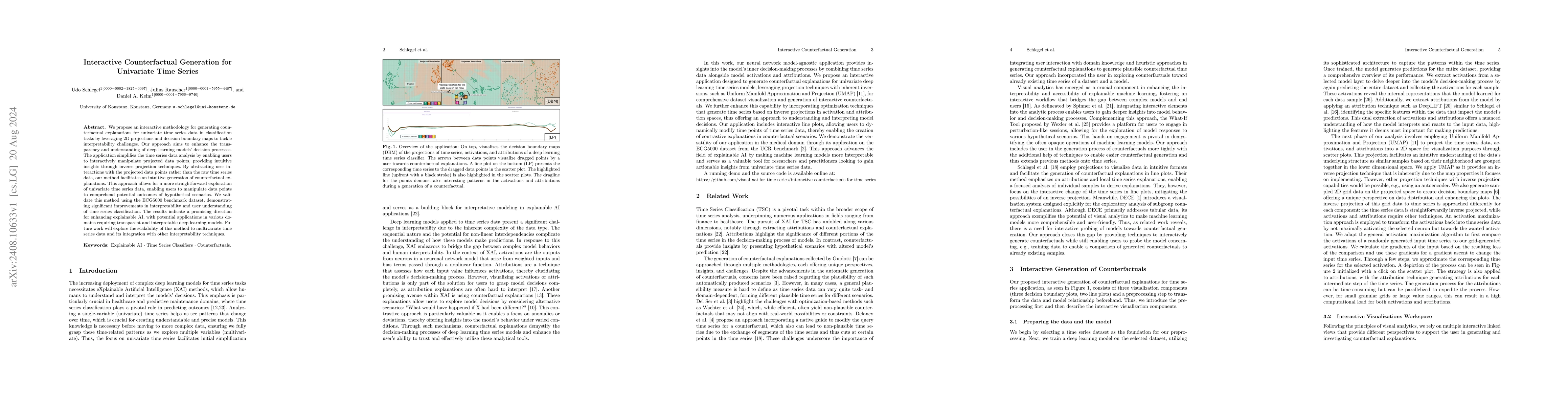 Thumbnail for Interactive Counterfactual Generation for Univariate Time Series