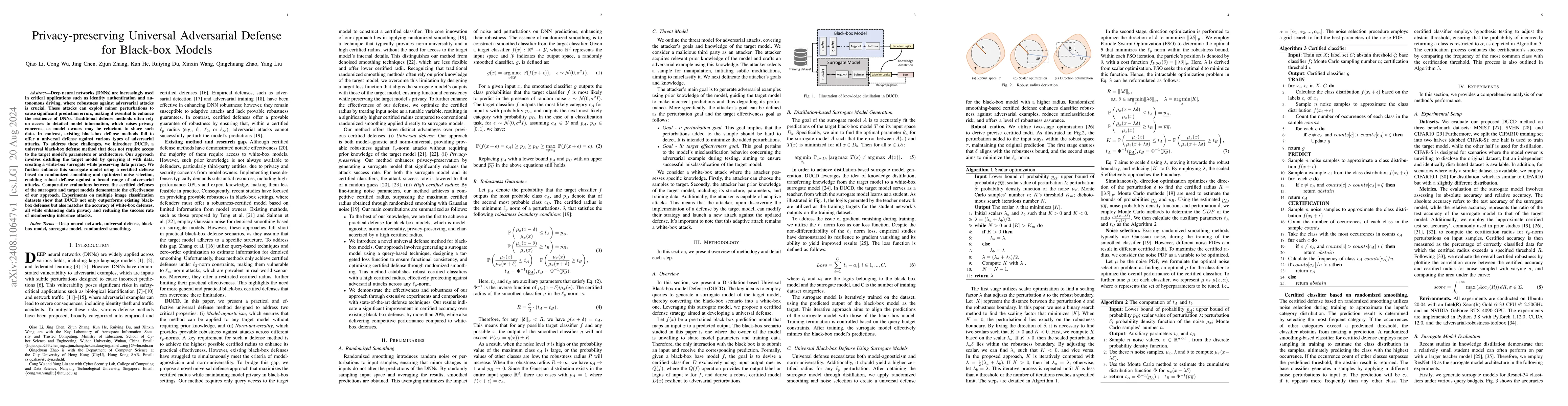 Thumbnail for Privacy-preserving Universal Adversarial Defense for Black-box Models