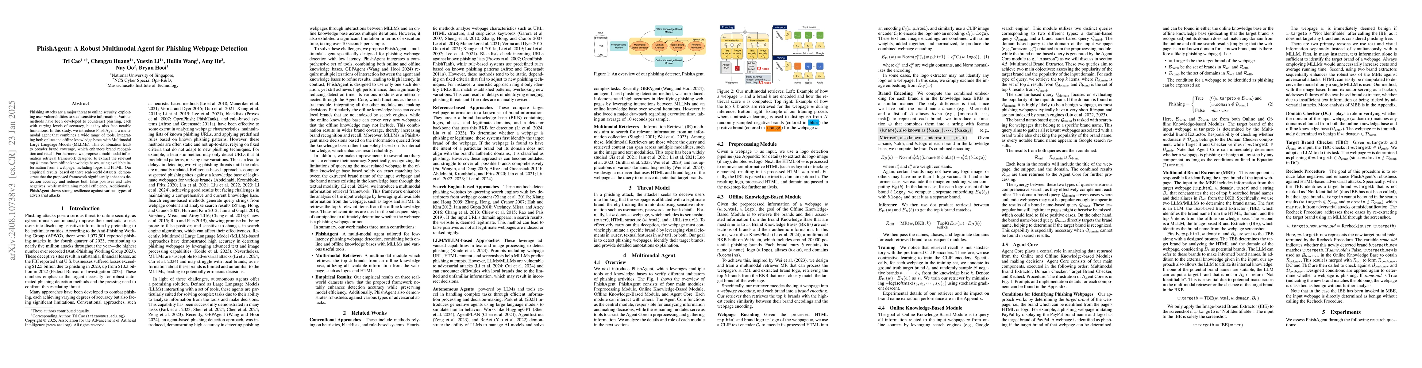 Thumbnail for PhishAgent: A Robust Multimodal Agent for Phishing Webpage Detection