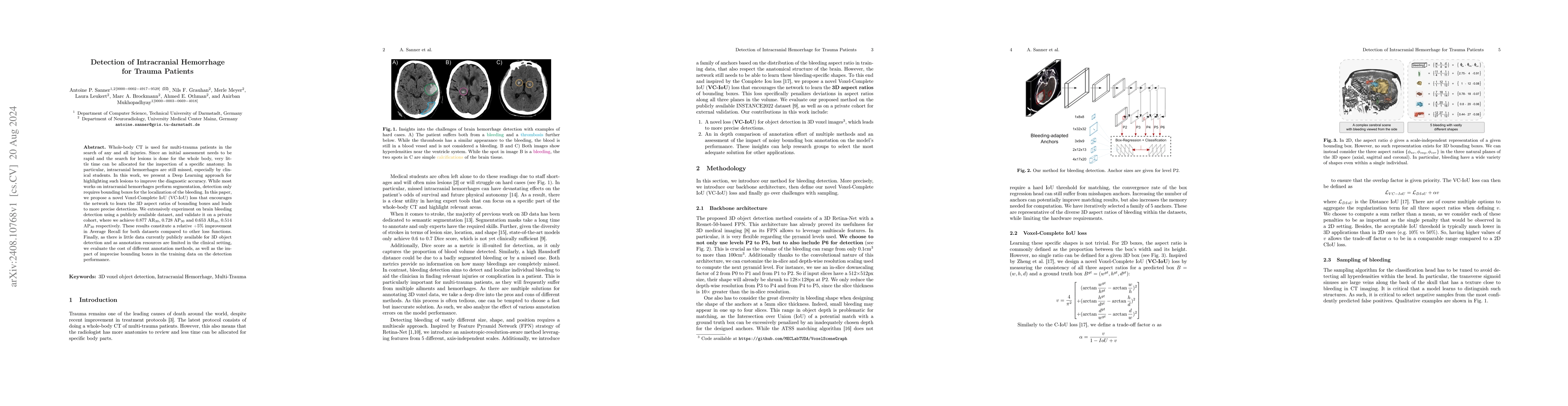 Thumbnail for Detection of Intracranial Hemorrhage for Trauma Patients