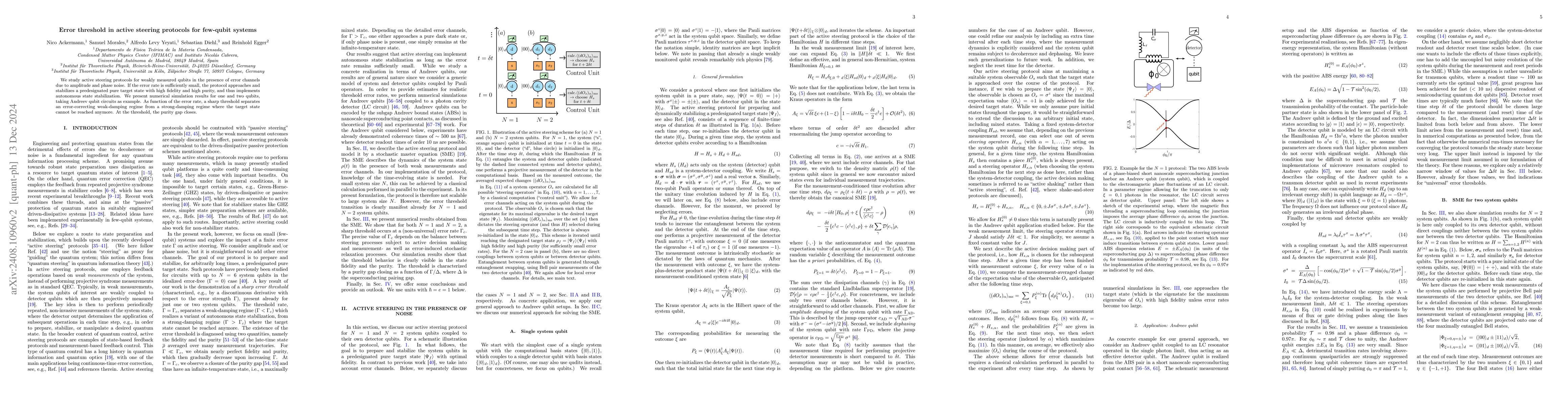 Thumbnail for Error threshold in active steering protocols for few-qubit systems