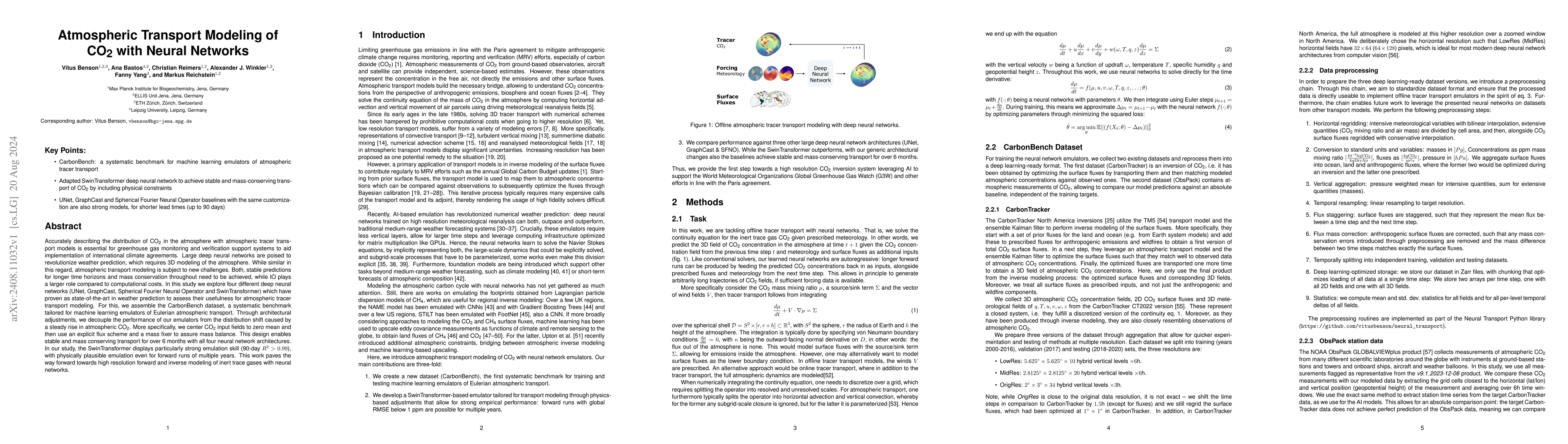 Thumbnail for Atmospheric Transport Modeling of CO$_2$ with Neural Networks