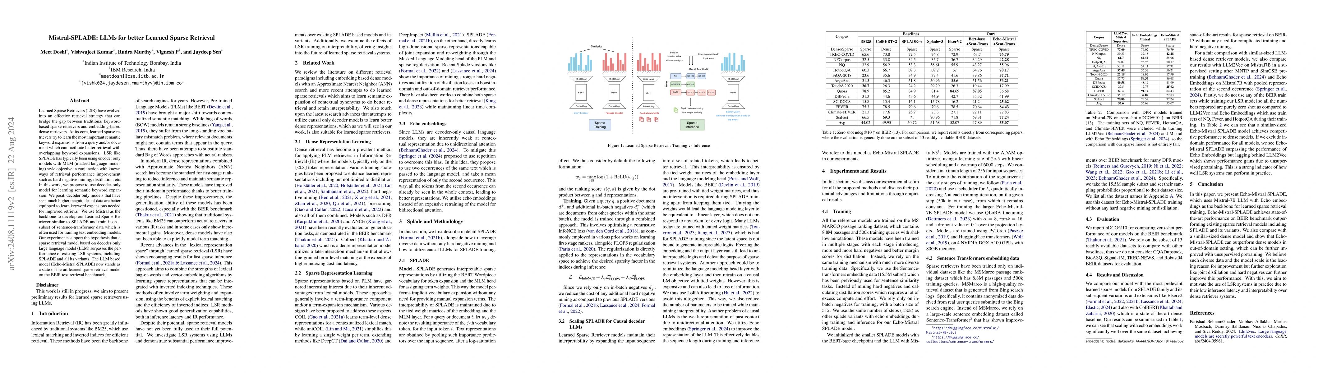 Thumbnail for Mistral-SPLADE: LLMs for for better Learned Sparse Retrieval