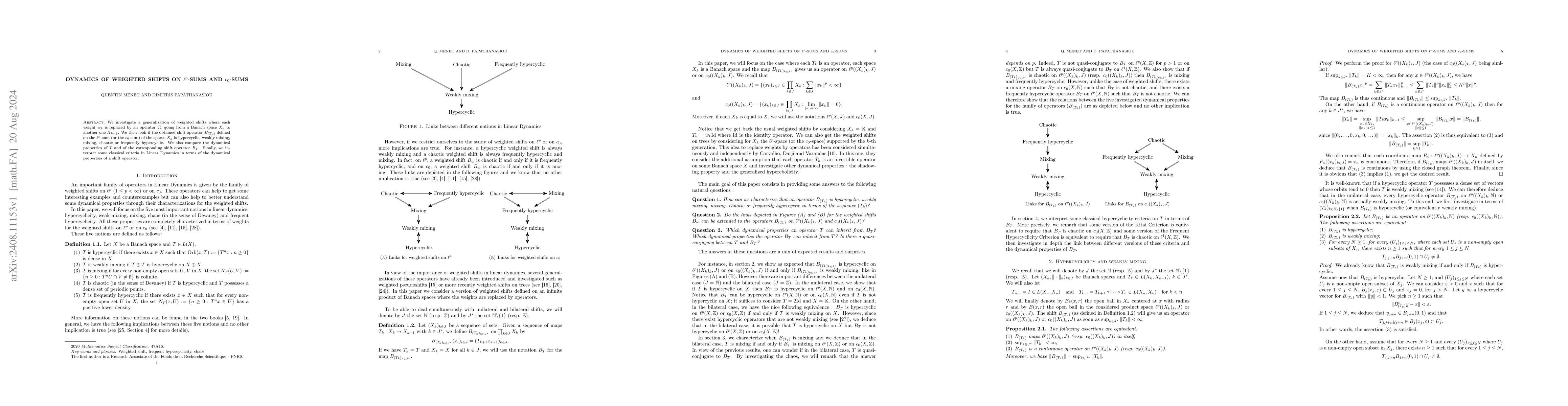 Thumbnail for Dynamics of weighted shifts on $\ell^p$-sums and $c_0$-sums