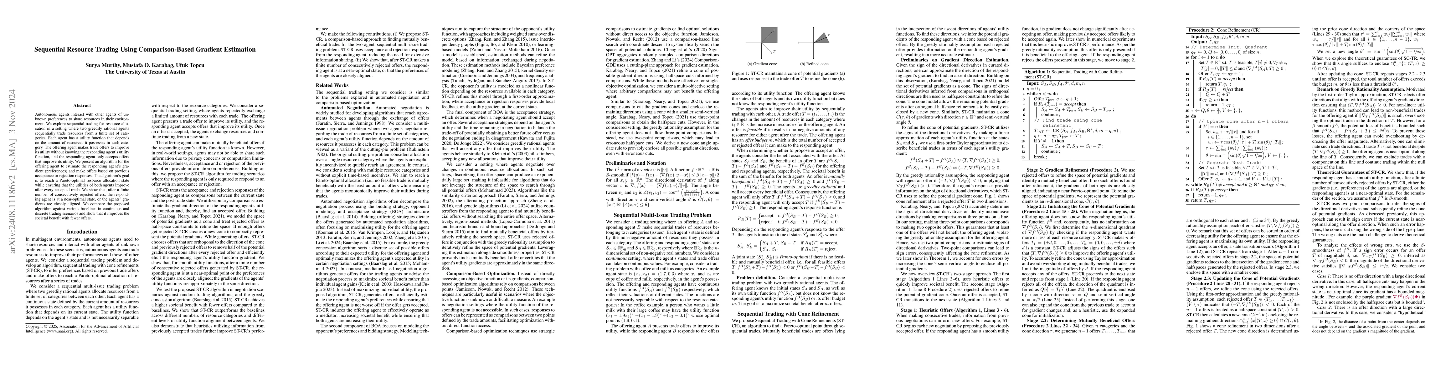 Thumbnail for Autonomous Negotiation Using Comparison-Based Gradient Estimation