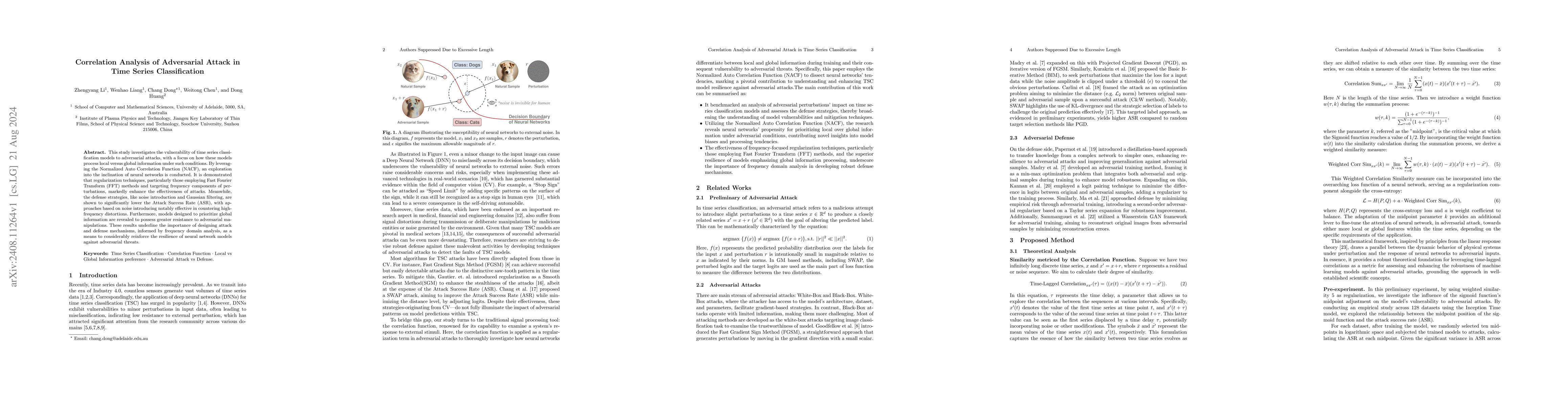 Thumbnail for Correlation Analysis of Adversarial Attack in Time Series Classification