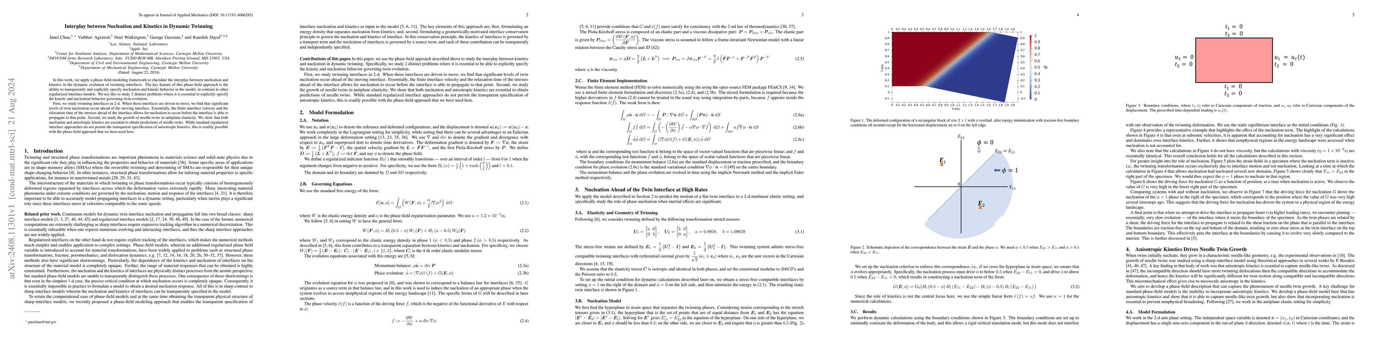Thumbnail for Interplay between Nucleation and Kinetics in Dynamic Twinning