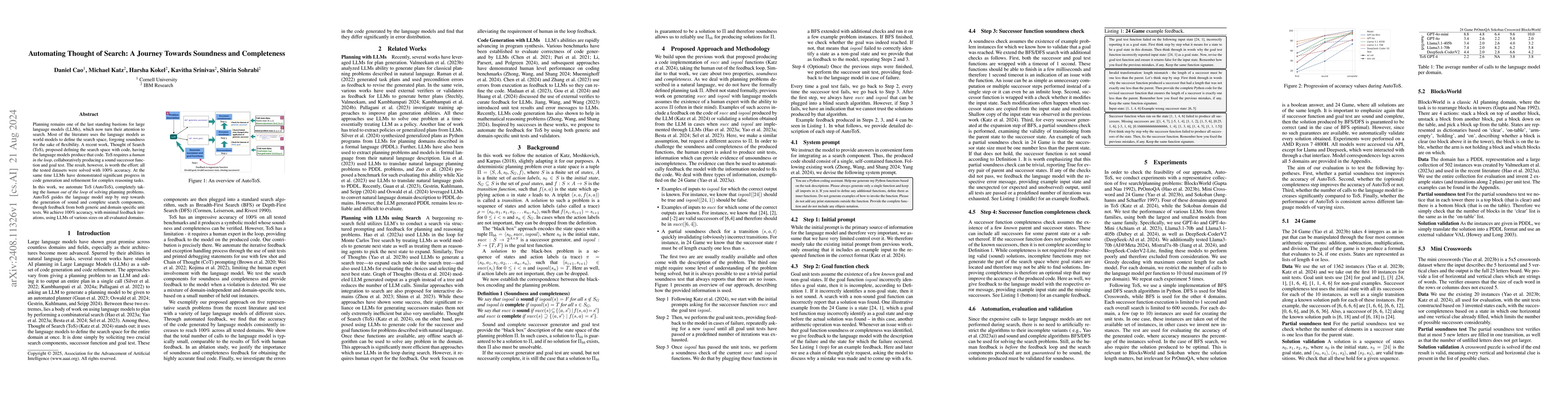 Thumbnail for Automating Thought of Search: A Journey Towards Soundness and
  Completeness