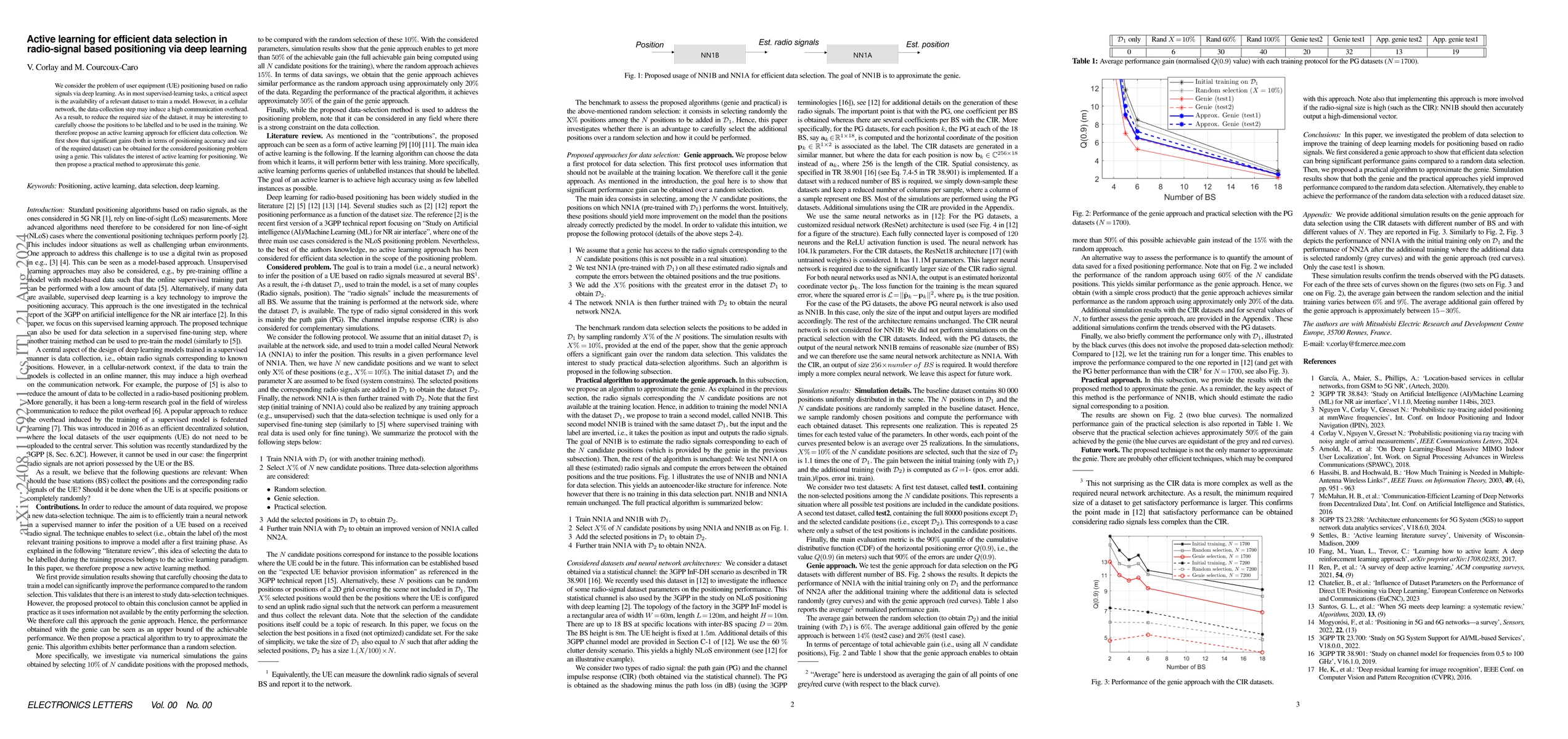 Thumbnail for Active learning for efficient data selection in radio-signal based
  positioning via deep learning