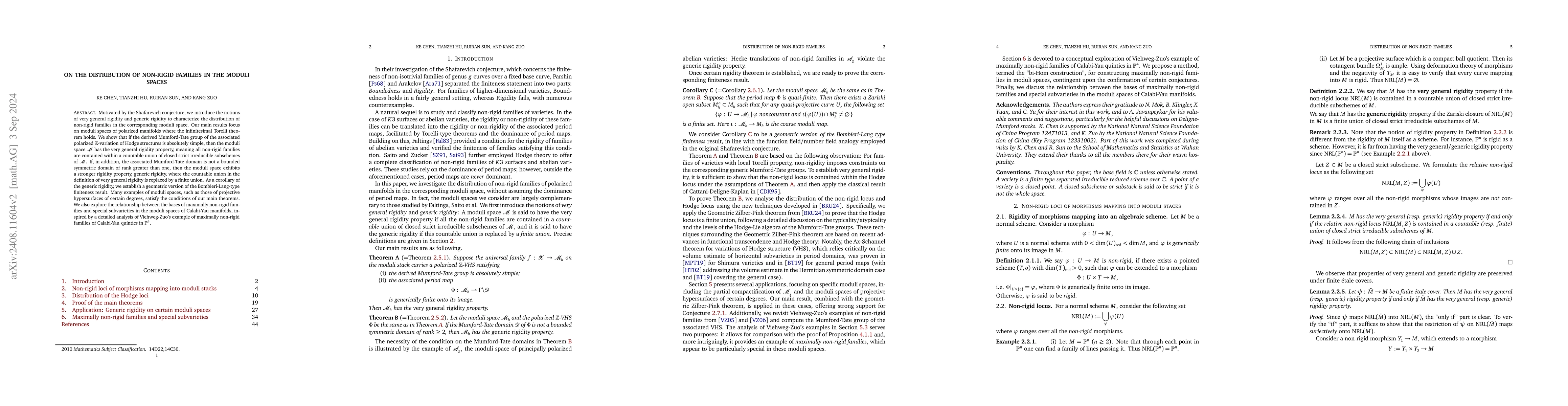 Thumbnail for On the distribution of non-rigid families in the moduli spaces