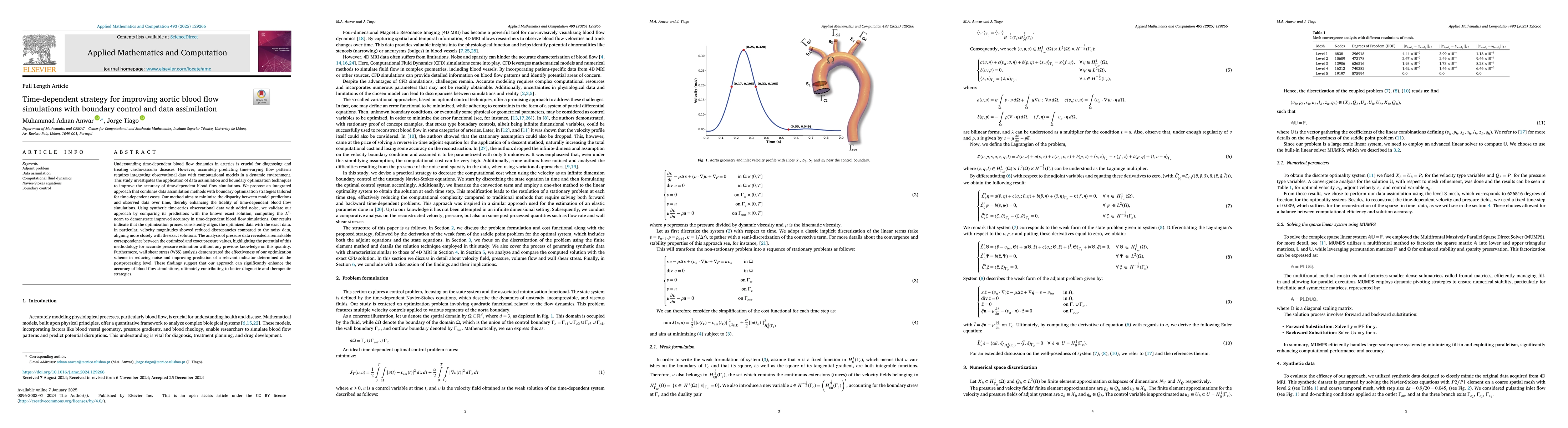 Thumbnail for Time-Dependent Strategy for Improving Aortic Blood Flow Simulations with
  Boundary Control and Data Assimilation