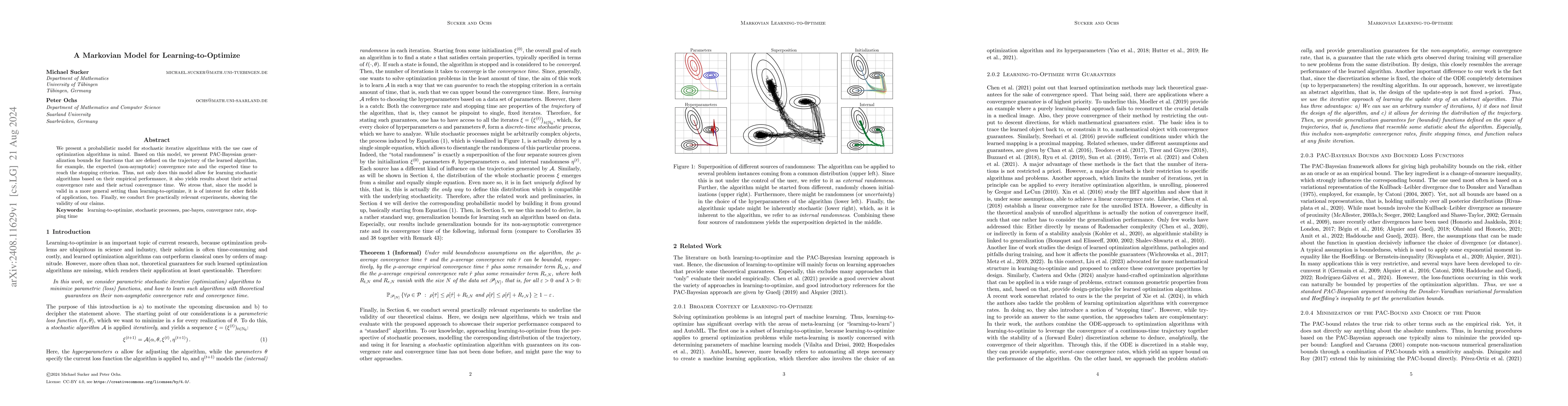 Thumbnail for A Markovian Model for Learning-to-Optimize