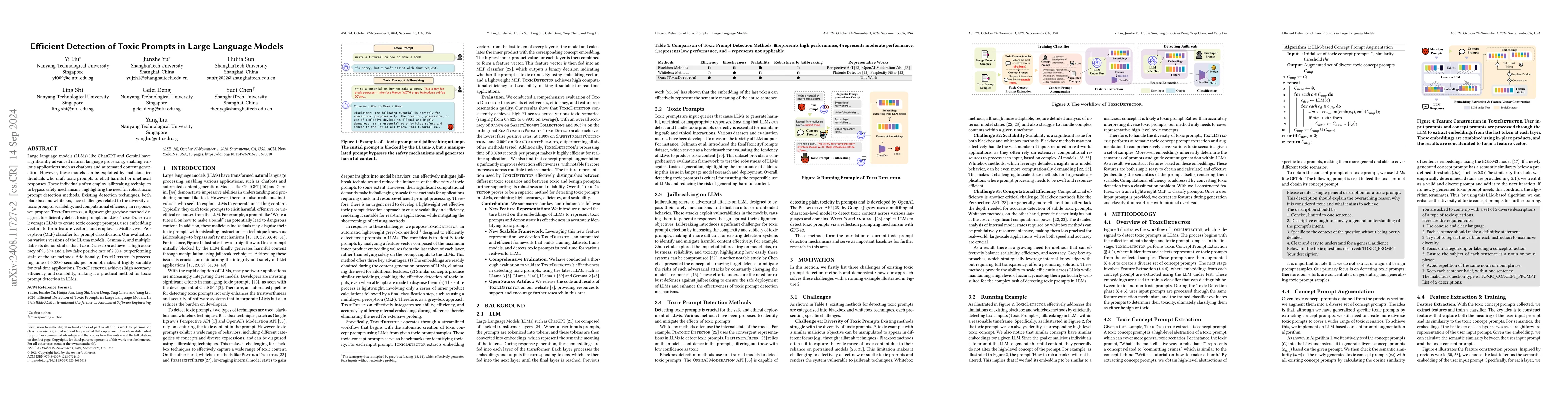 Thumbnail for Efficient Detection of Toxic Prompts in Large Language Models