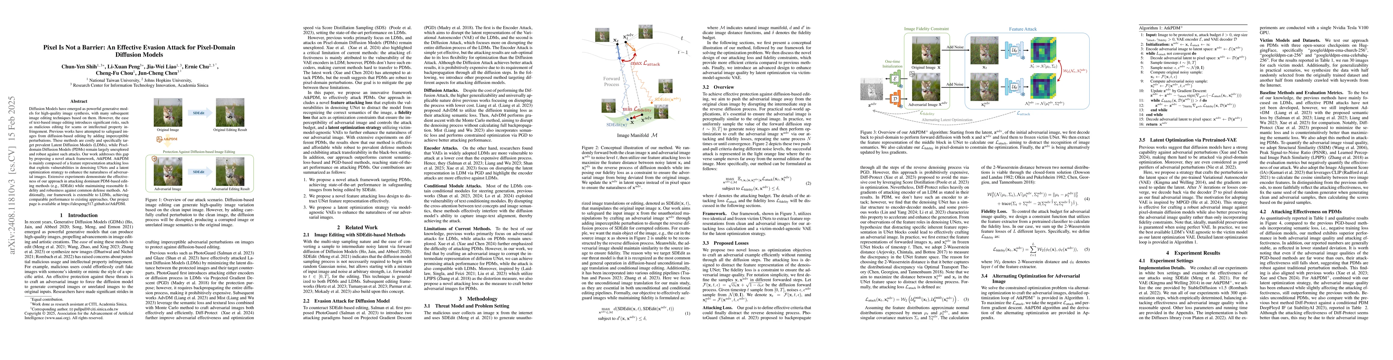 Thumbnail for Pixel Is Not A Barrier: An Effective Evasion Attack for Pixel-Domain
  Diffusion Models