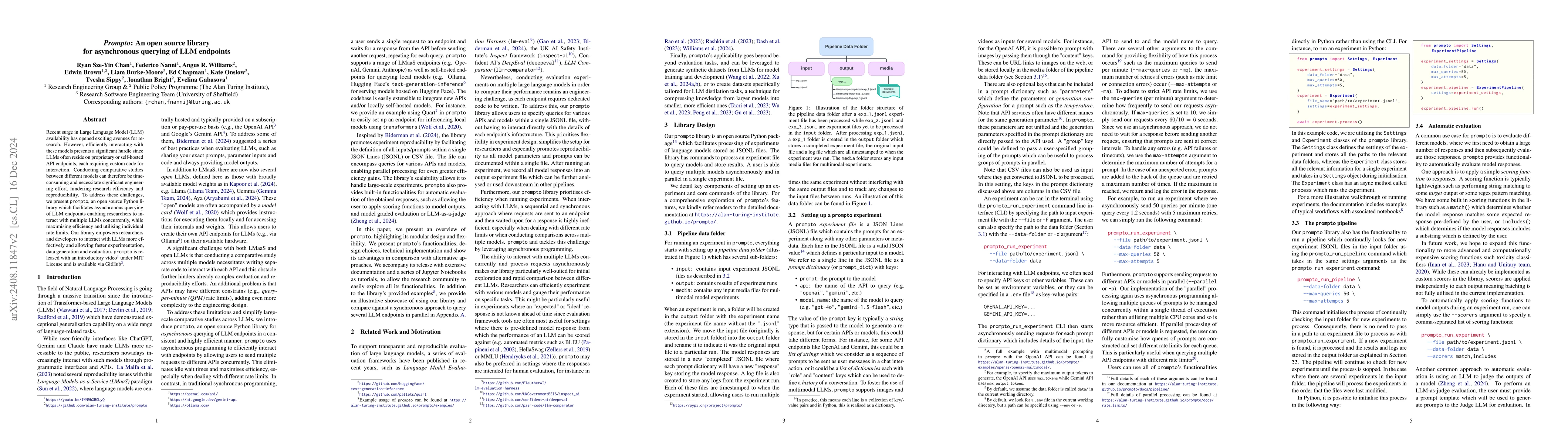 Thumbnail for Prompto: An open source library for asynchronous querying of LLM
  endpoints