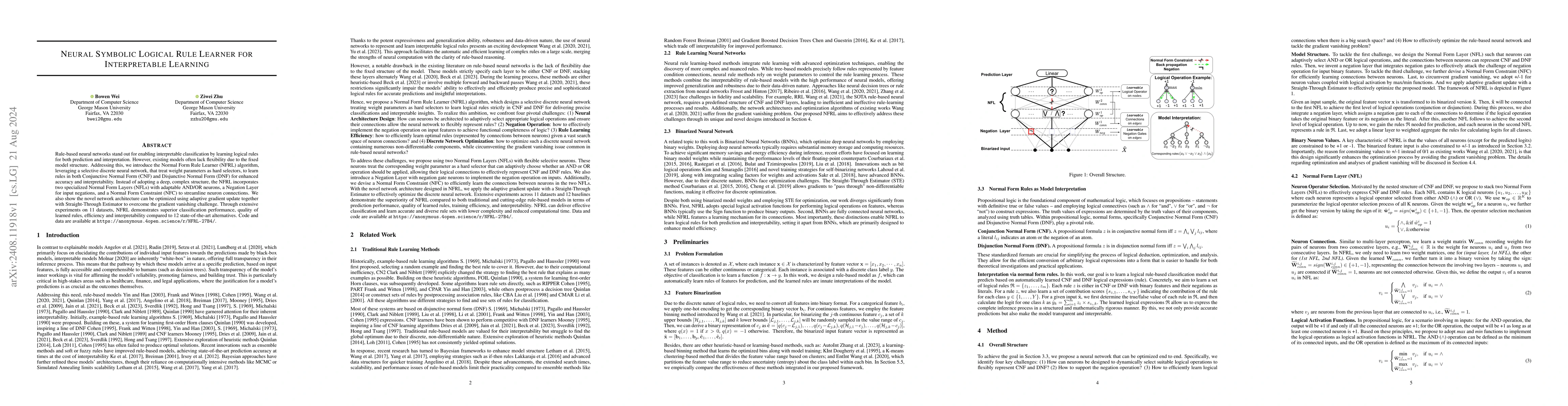 Thumbnail for Neural Symbolic Logical Rule Learner for Interpretable Learning