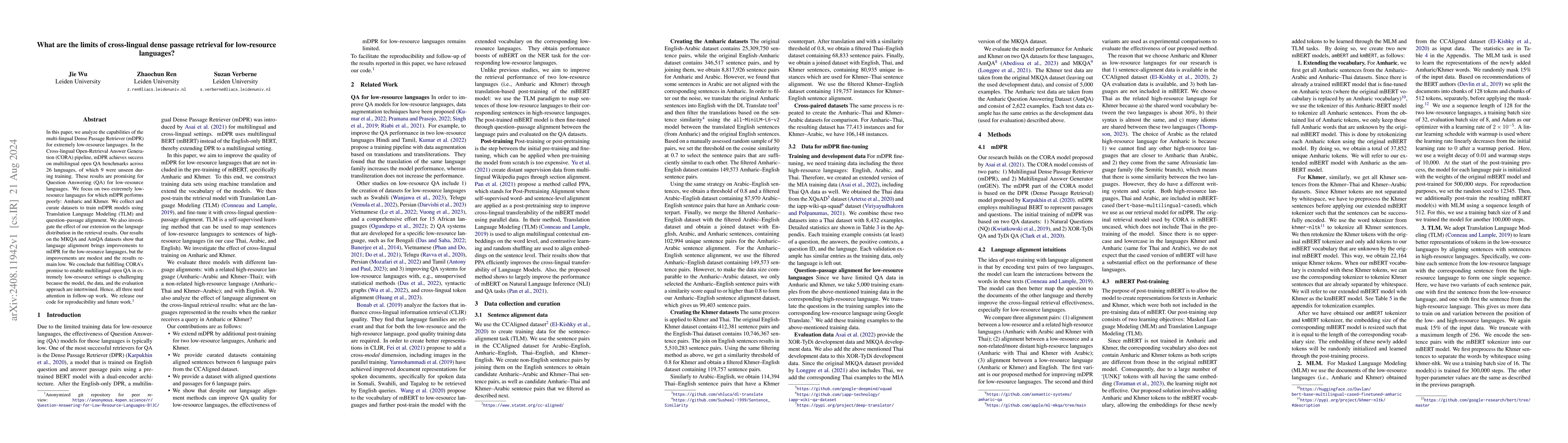 Thumbnail for What are the limits of cross-lingual dense passage retrieval for
  low-resource languages?