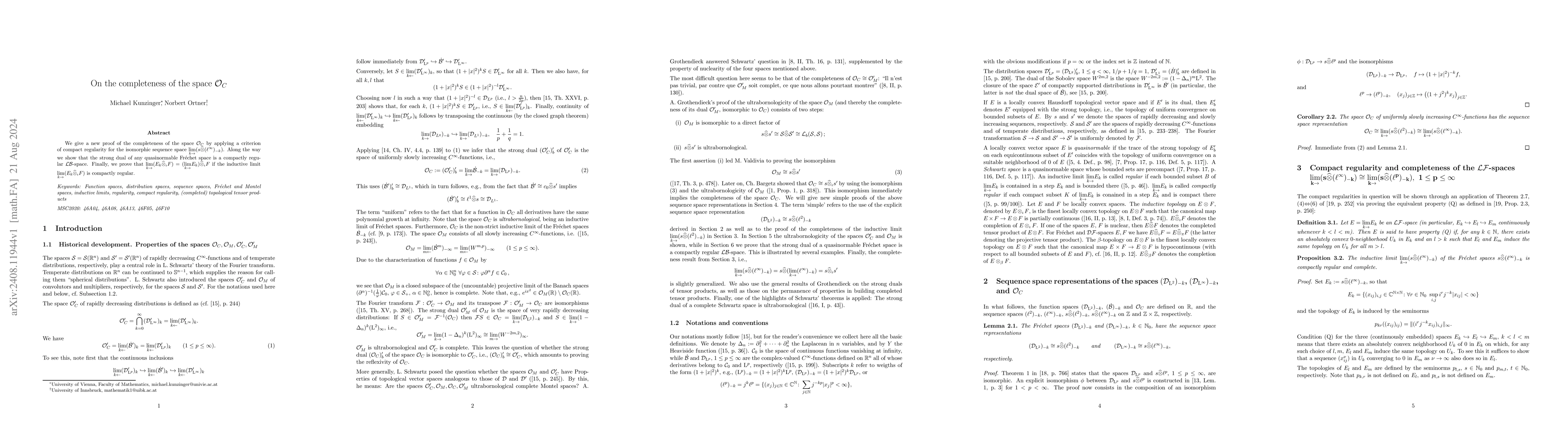 Thumbnail for On the completeness of the space $\mathcal{O}_C$