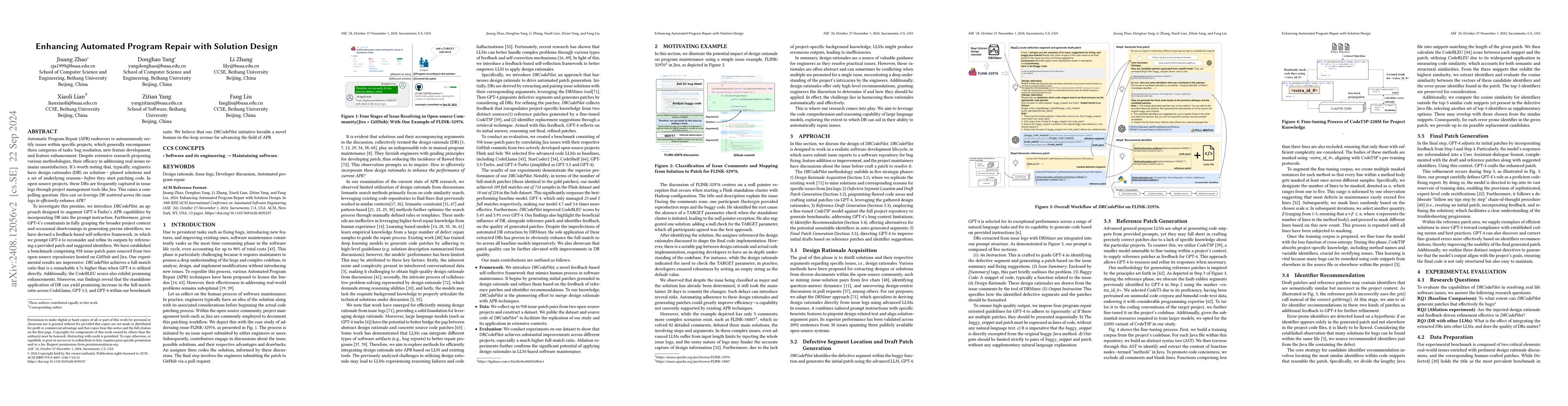 Thumbnail for Enhancing LLM-Based Automated Program Repair with Design Rationales