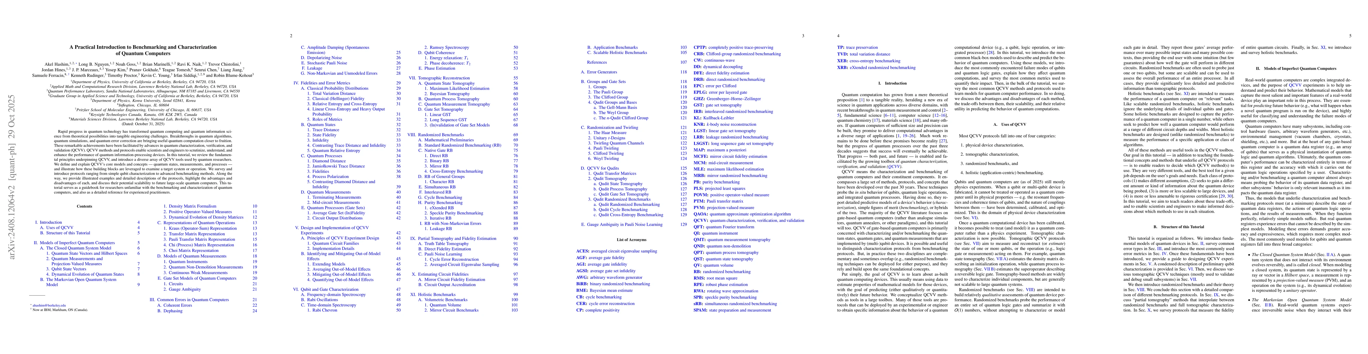 Thumbnail for A Practical Introduction to Benchmarking and Characterization of Quantum
  Computers
