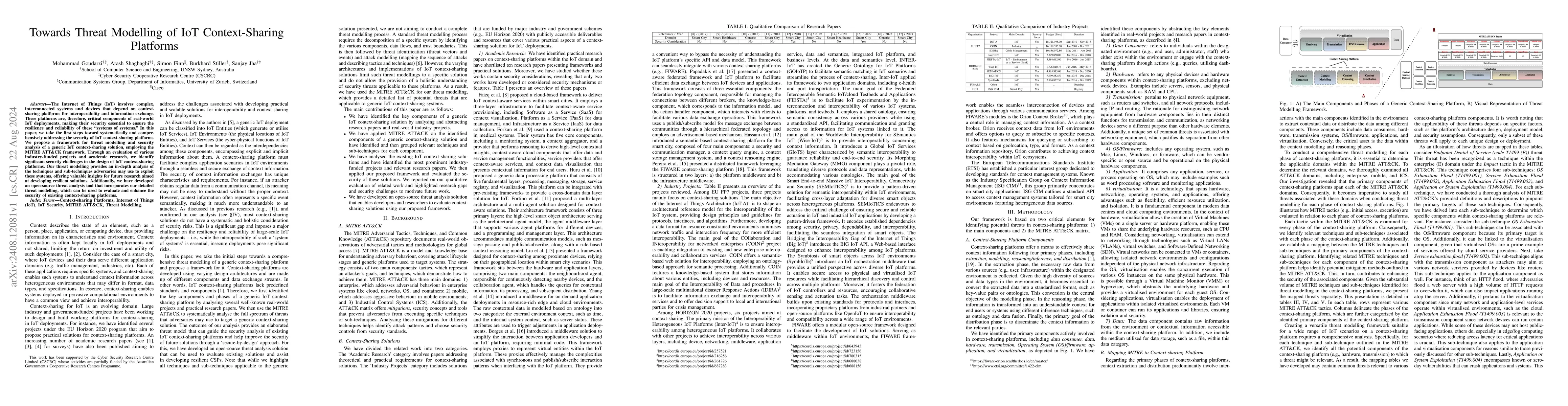Thumbnail for Towards Threat Modelling of IoT Context-Sharing Platforms