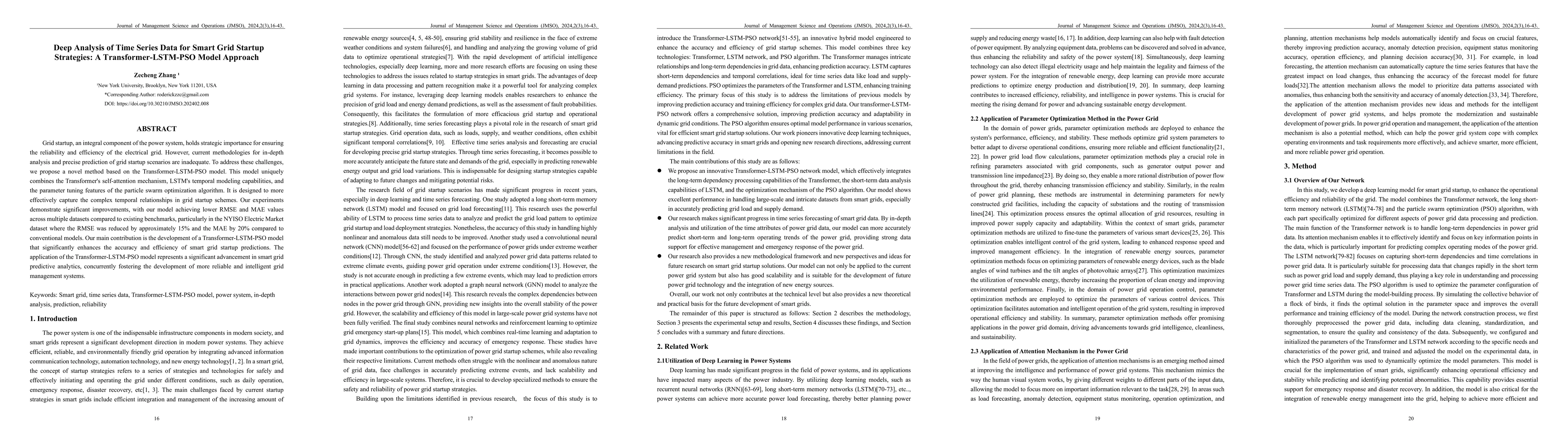 Thumbnail for Deep Analysis of Time Series Data for Smart Grid Startup Strategies: A
  Transformer-LSTM-PSO Model Approach