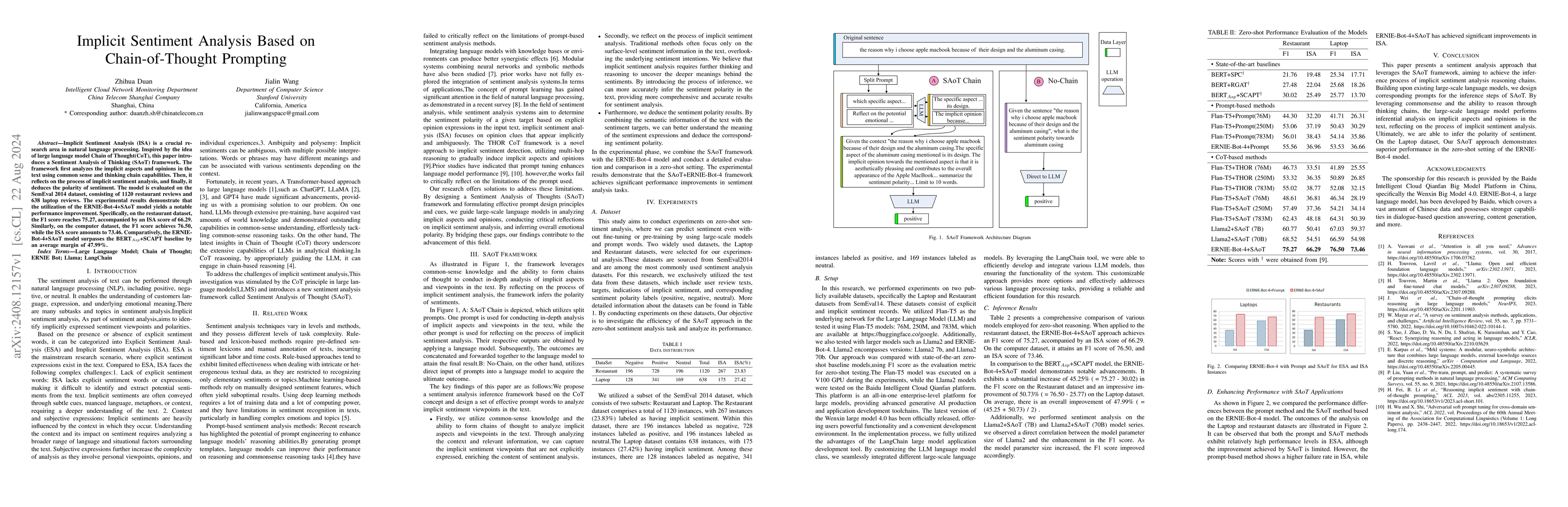 Thumbnail for Implicit Sentiment Analysis Based on Chain of Thought Prompting