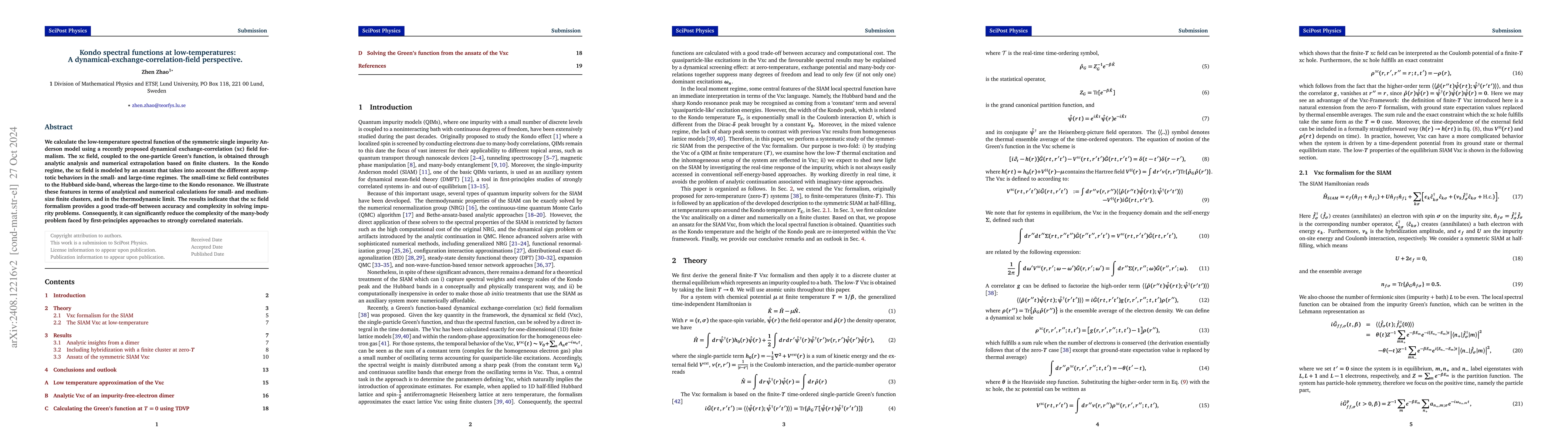 Thumbnail for Kondo spectral functions at low-temperatures: A
  dynamical-exchange-correlation-field perspective