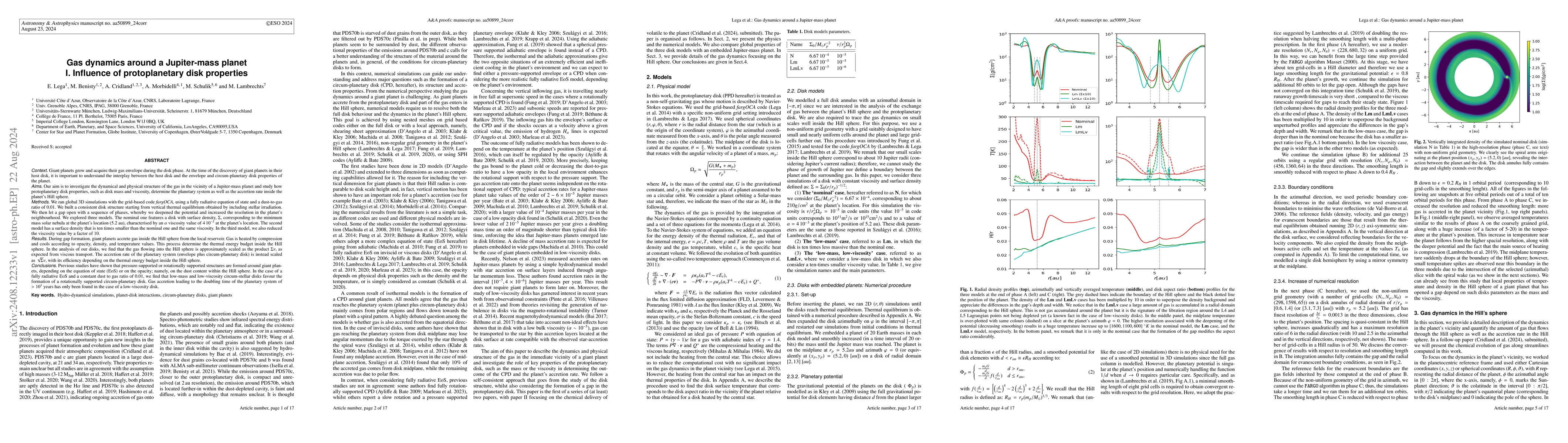 Thumbnail for Gas dynamics around a Jupiter-mass planet I. Influence of protoplanetary
  disk properties