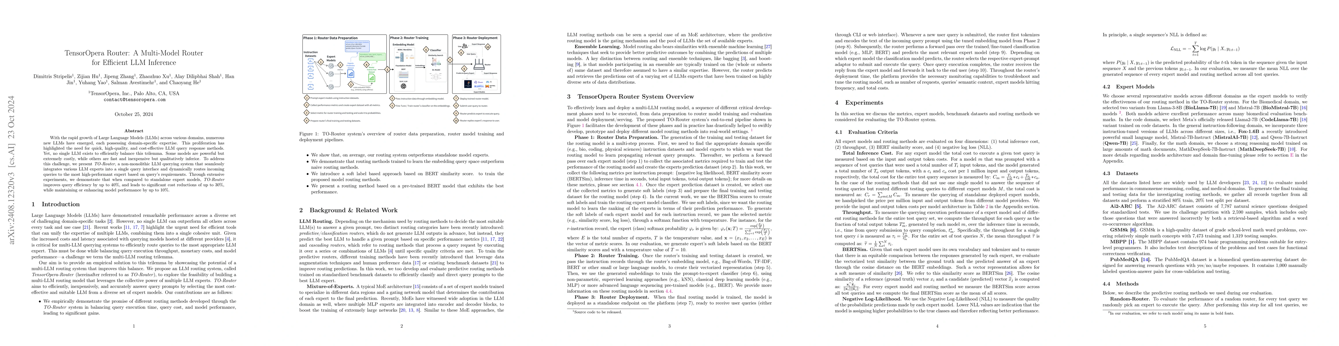 Thumbnail for PolyRouter: A Multi-LLM Querying System
