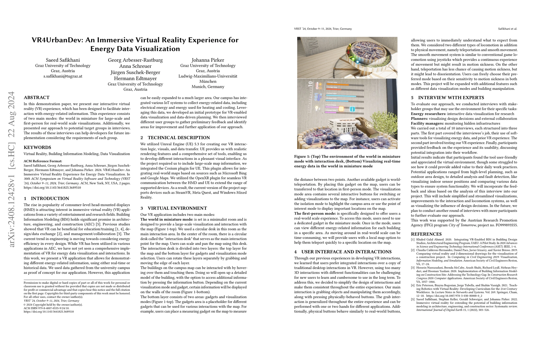 Thumbnail for VR4UrbanDev: An Immersive Virtual Reality Experience for Energy Data
  Visualization