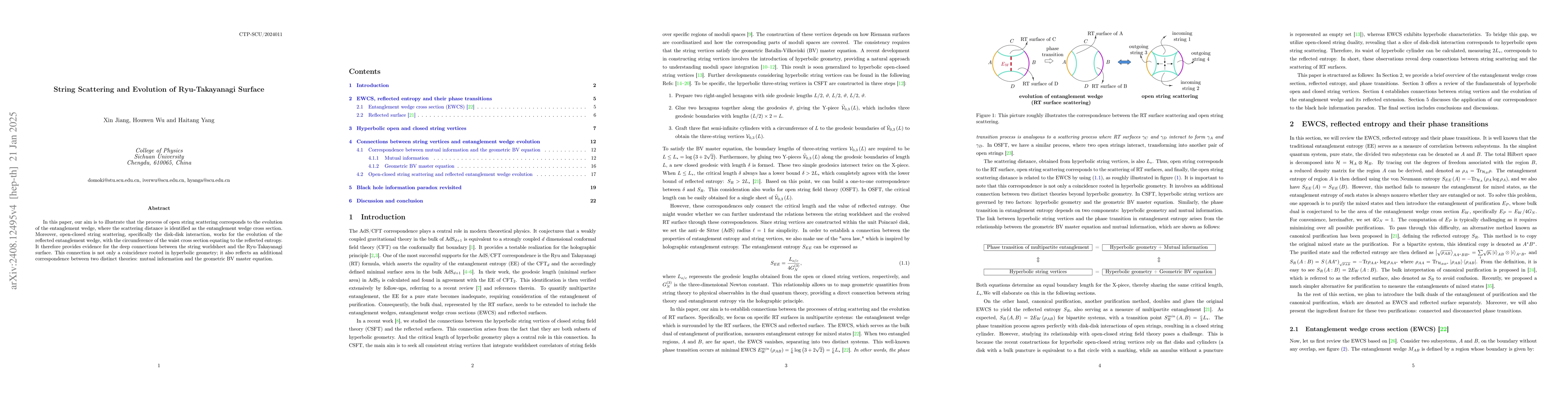 Thumbnail for String Scattering and Evolution of Ryu-Takayanagi Surface
