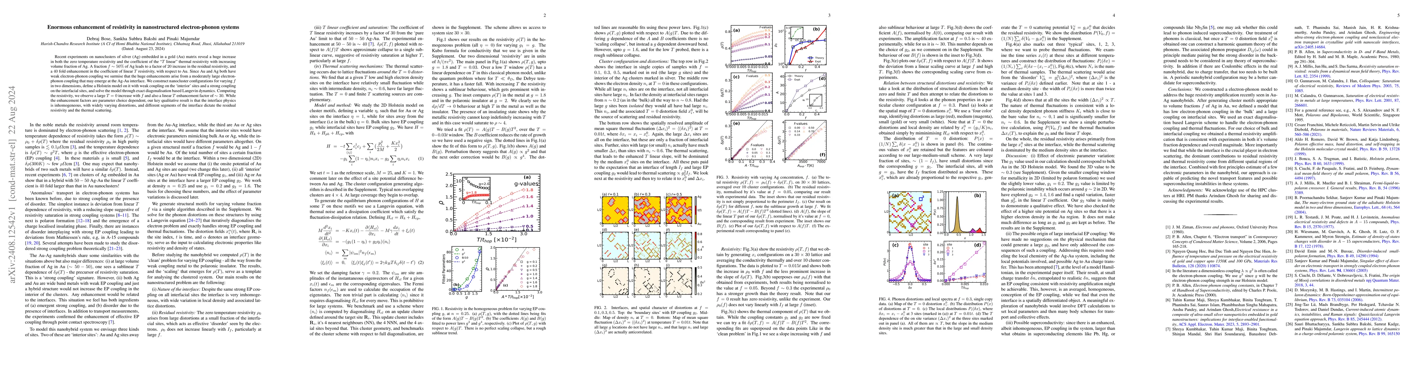 Thumbnail for Enormous enhancement of resistivity in nanostructured electron-phonon
  systems