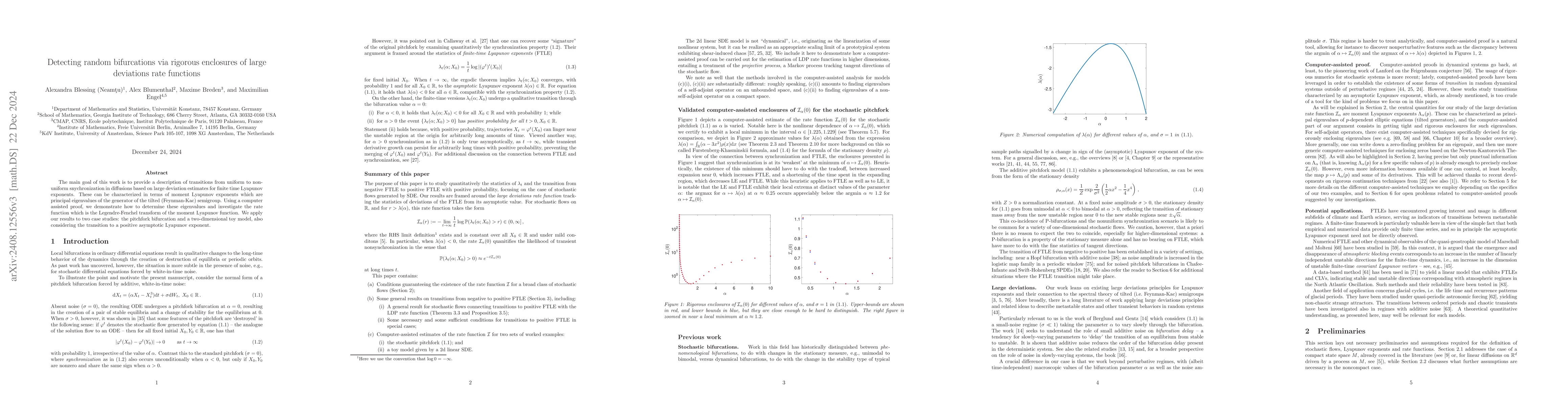 Thumbnail for Detecting random bifurcations via rigorous enclosures of large
  deviations rate functions
