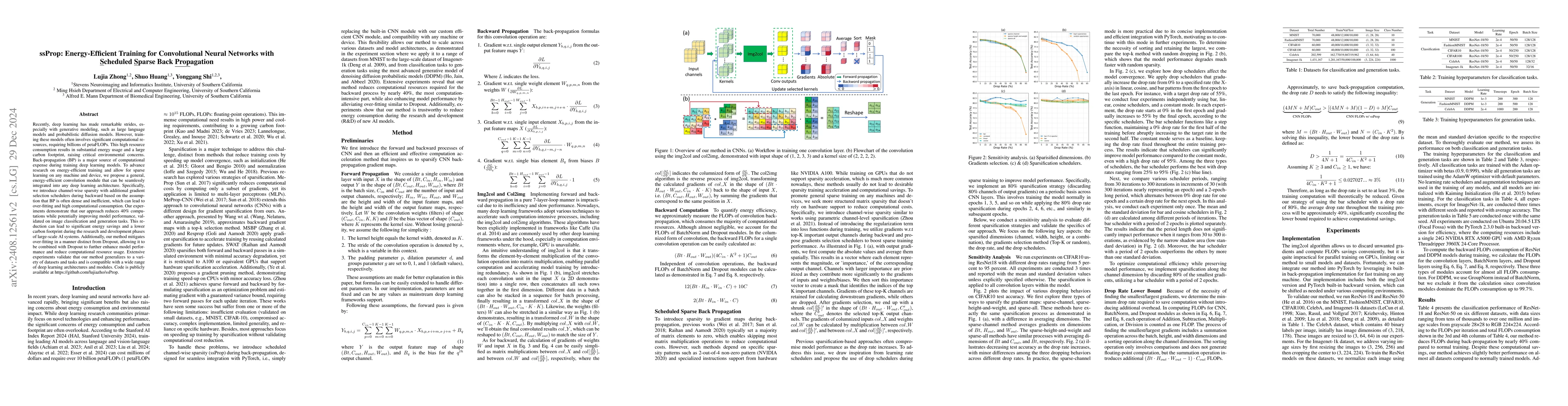 Thumbnail for ssProp: Energy-Efficient Training for Convolutional Neural Networks with
  Scheduled Sparse Back Propagation