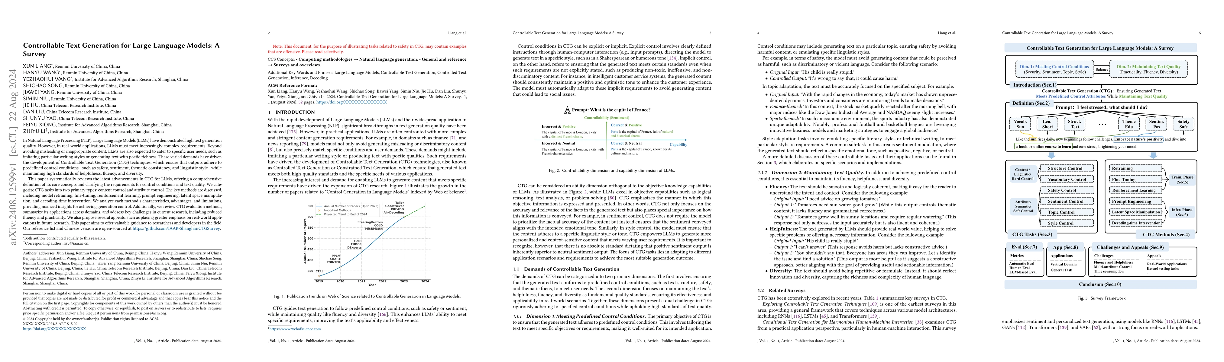 Thumbnail for Controllable Text Generation for Large Language Models: A Survey
