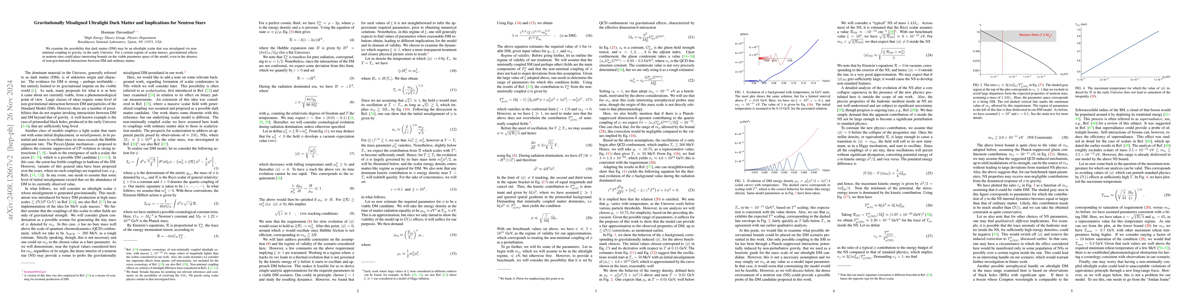 Thumbnail for Gravitationally Misaligned Ultralight Dark Matter and Implications for
  Neutron Stars